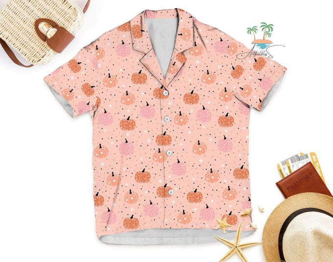 Cute Halloween Pumpkin Hawaiian Shirt 5