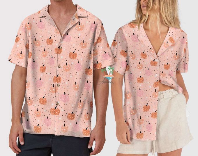 Cute Halloween Pumpkin Hawaiian Shirt 6