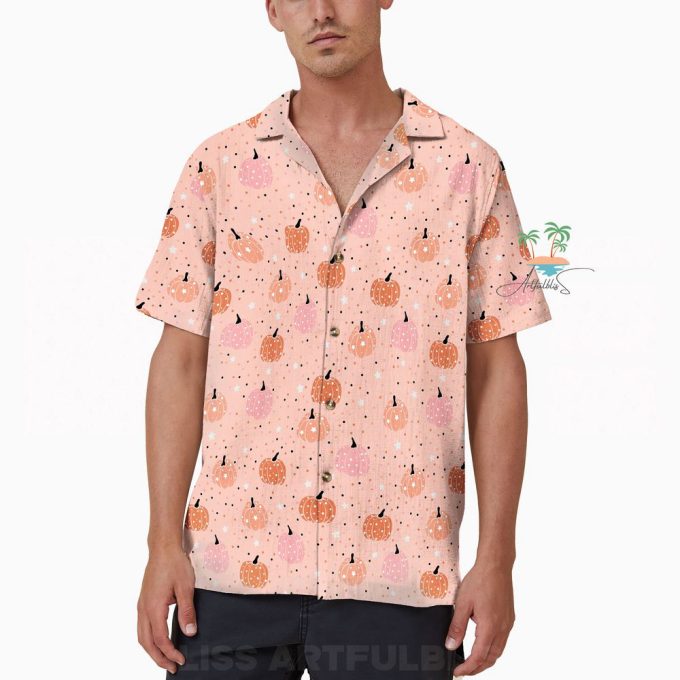 Cute Halloween Pumpkin Hawaiian Shirt 7