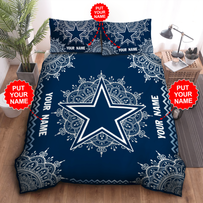 Ultimate Dallas Cowboys Duvet Cover Bedding Set: Perfect Gift For Fans - Bd221 2