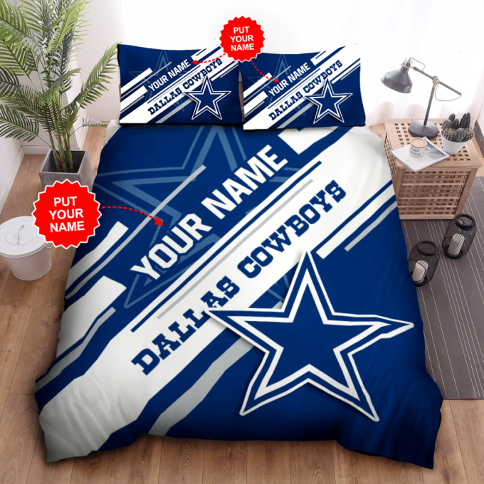 Dallas Cowboys Duvet Cover Bedding Set Gift For Fans 2024 Bd222 2