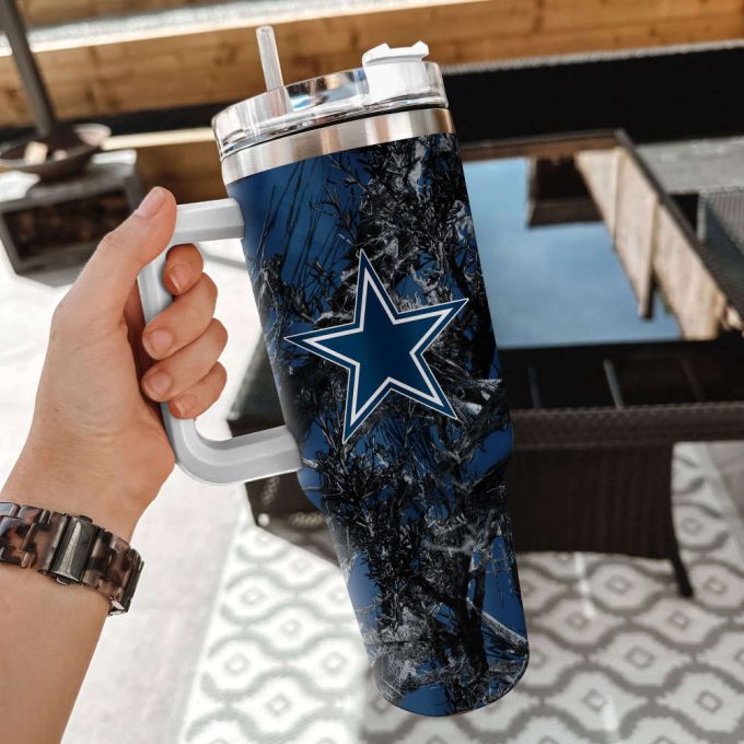 Dallas Cowboys Nfl Hunting Personalized Stanley Tumbler 40Oz 3