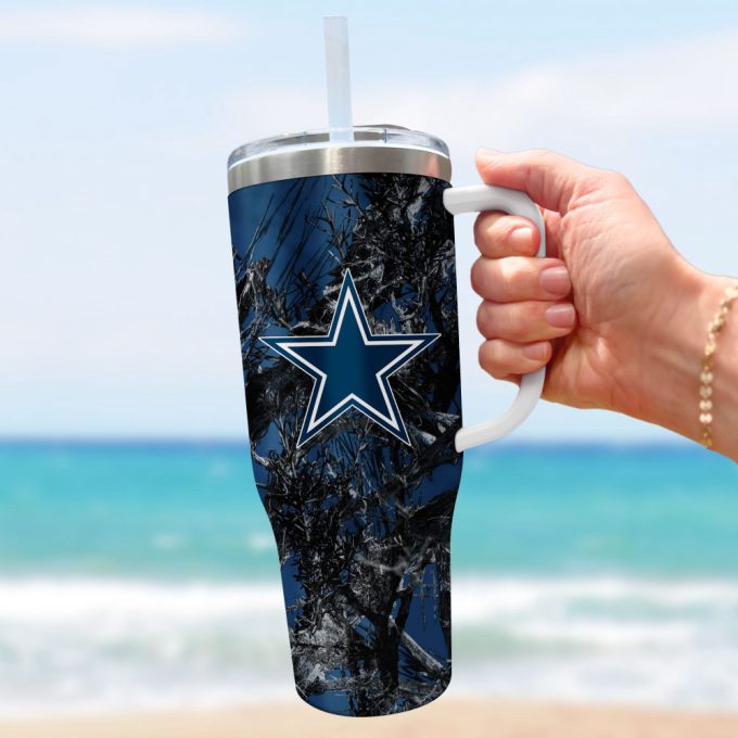 Dallas Cowboys Nfl Hunting Personalized Stanley Tumbler 40Oz 4