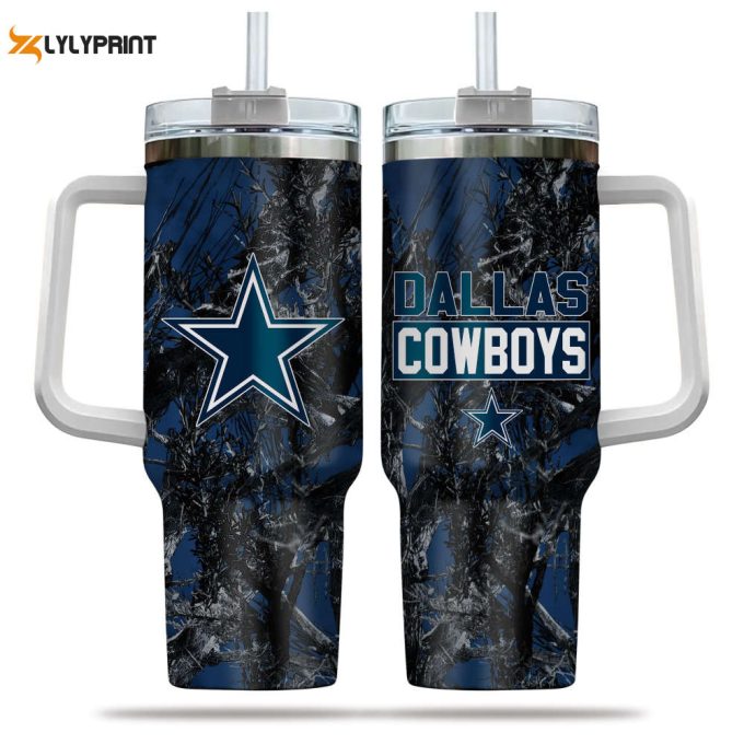 Dallas Cowboys Nfl Hunting Personalized Stanley Tumbler 40Oz 1