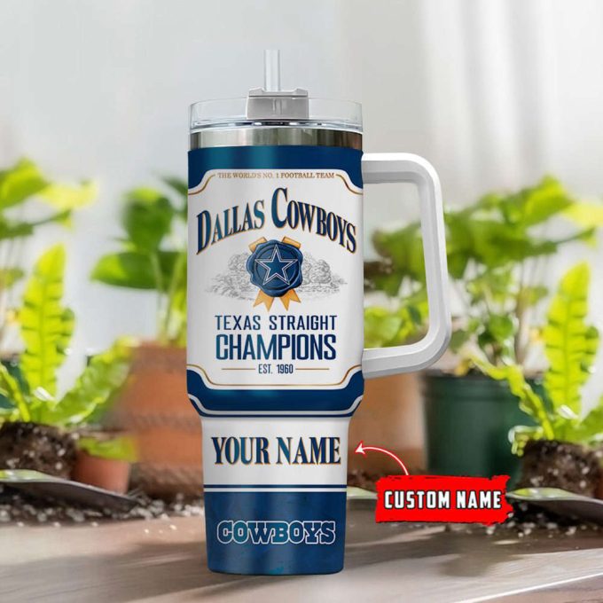 Dallas Cowboys Personalized The World’s No 1 Football Team Nfl Jim Beam 40Oz Stanley Tumbler 2