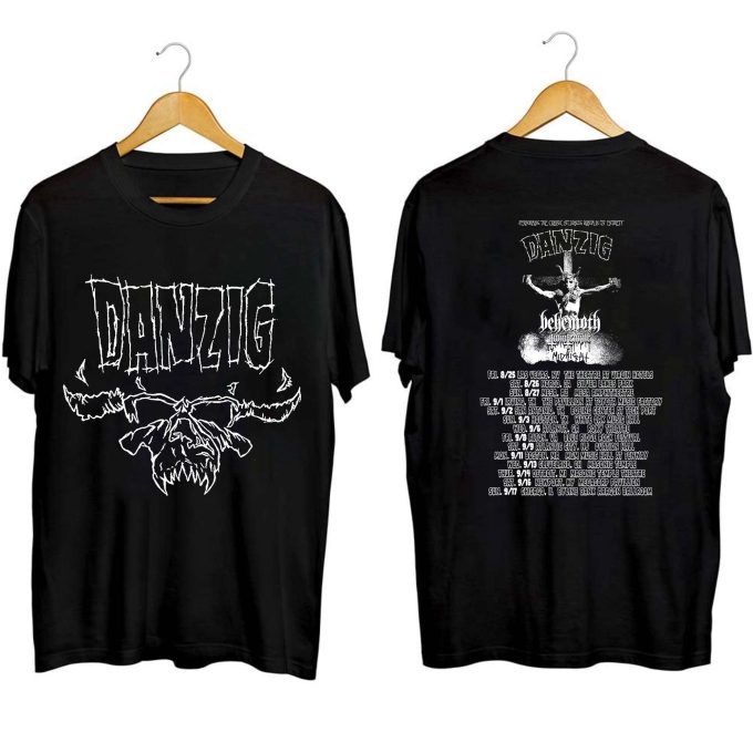 Danzig 2023 Tour Shirt: Exclusive Fan Concert Merchandise And Gift 1