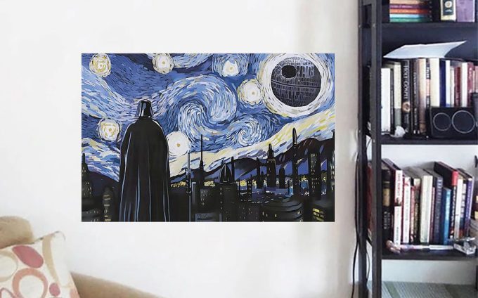 Darth Vader Star Wars The Starry Night Poster 3