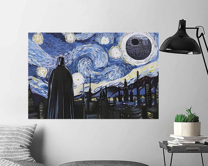 Darth Vader Star Wars The Starry Night Poster 4