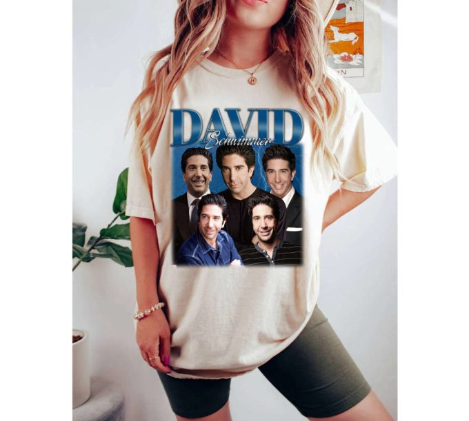 David Schwimmer T-Shirt David Schwimmer Shirt David Schwimmer Tees David Schwimmer Sweater Actor T-Shirt Casual T-Shirt Shirt 3