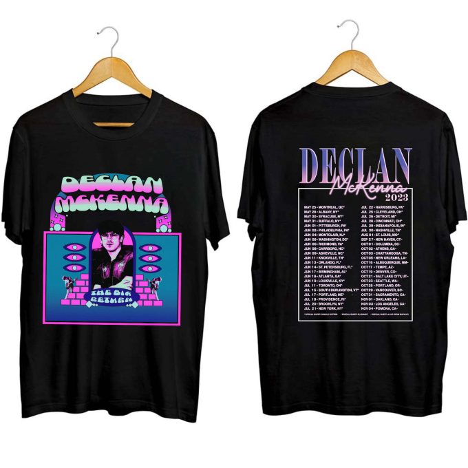 Declan Mckenna 2023 Tour Shirt: The Big Return Concert Tee 1