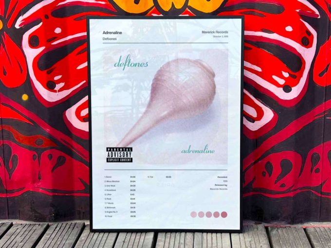 Deftones &Quot;Adrenaline&Quot; Album Cover Poster #5 3