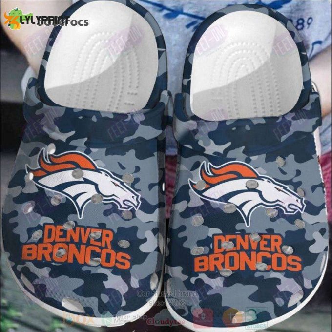 Denver Broncos Nfl Crocs Clog Shoes 1