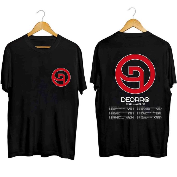 Deorro Carta De Amor 23 Tour Shirt: Fan Favorite For Deorro S 2023 Concert - Limited Edition! 2