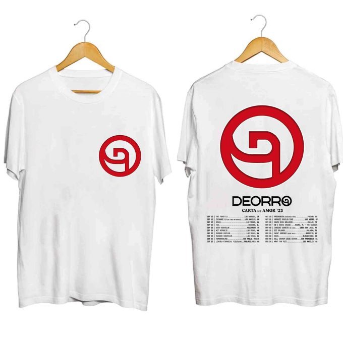 Deorro Carta De Amor 23 Tour Shirt: Fan Favorite For Deorro S 2023 Concert - Limited Edition! 1