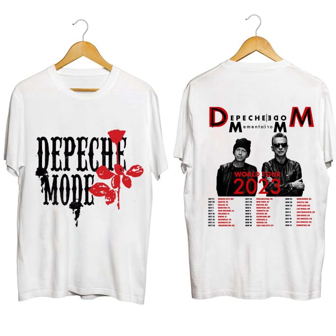 Depeche Mode 2023 Fall Tour Shirt: Memento Mori Fan &Amp; Concert Band Shirt 2