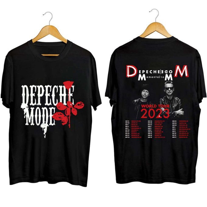 Depeche Mode 2023 Fall Tour Shirt: Memento Mori Fan &Amp;Amp; Concert Band Shirt 1