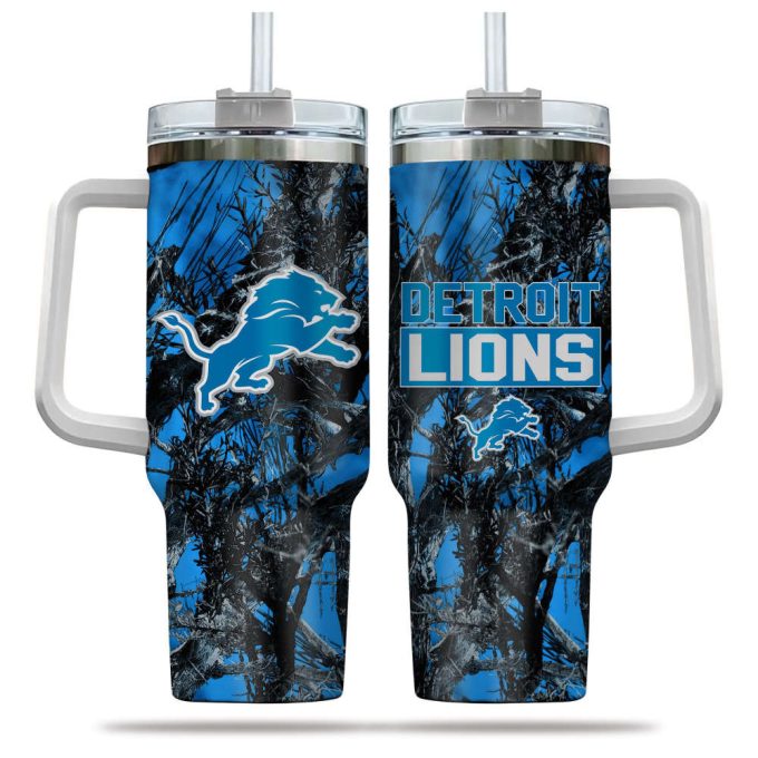 Detroit Lions Nfl Hunting Personalized Stanley Tumbler 40Oz 2