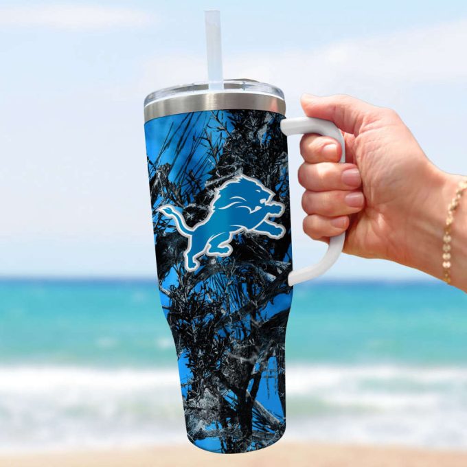Detroit Lions Nfl Hunting Personalized Stanley Tumbler 40Oz 4