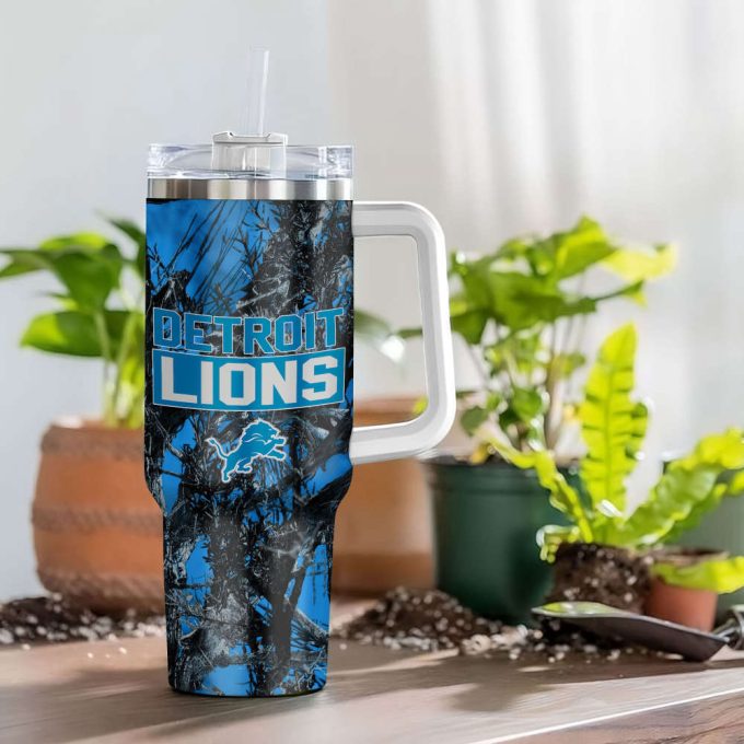 Detroit Lions Nfl Hunting Personalized Stanley Tumbler 40Oz 5