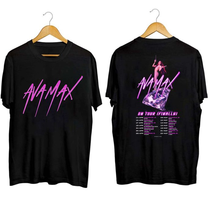 Ava Max 2023 Tour: Diamonds And Dancefloors Tee – Ultimate Fan Merchandise 1