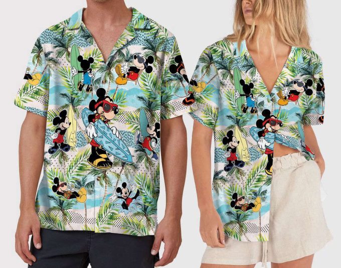 Disney Beach Mickey Hawaiian Shirt, Mickey 2