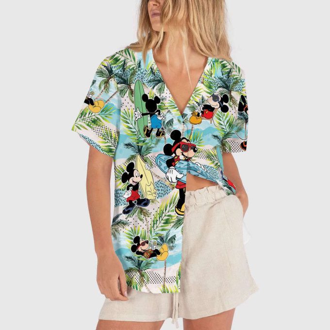 Disney Beach Mickey Hawaiian Shirt, Mickey 3