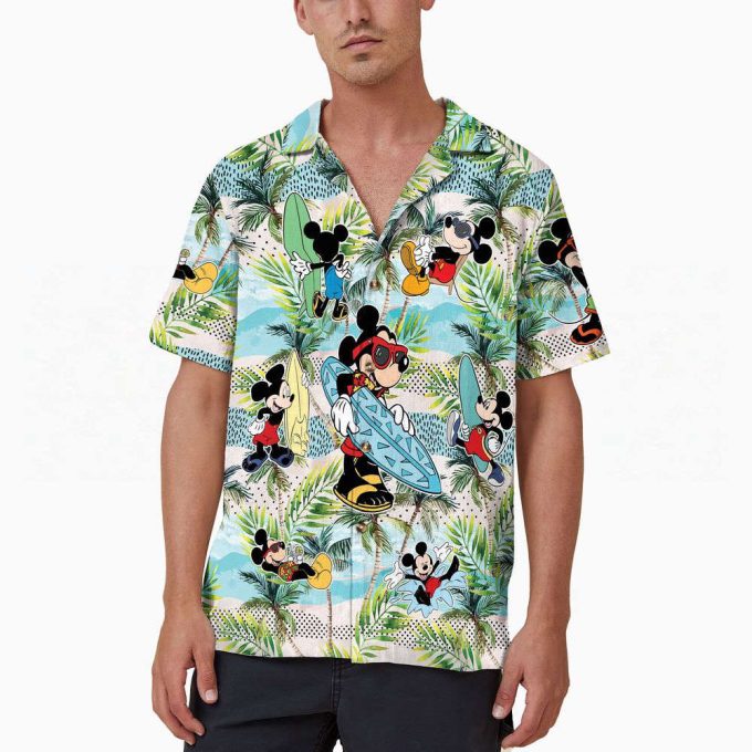 Disney Beach Mickey Hawaiian Shirt, Mickey 7