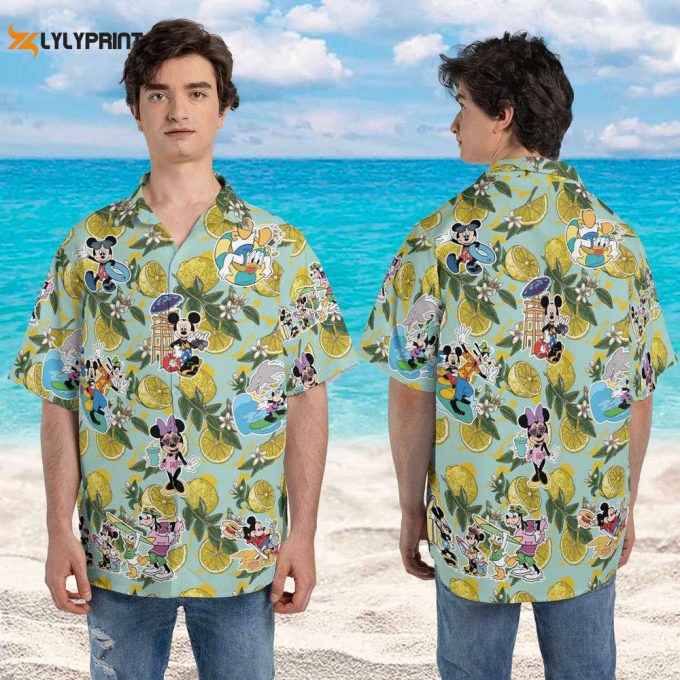 Disney Summer Hawaiian Shirt, Minnie Hawaiian Shirt 2