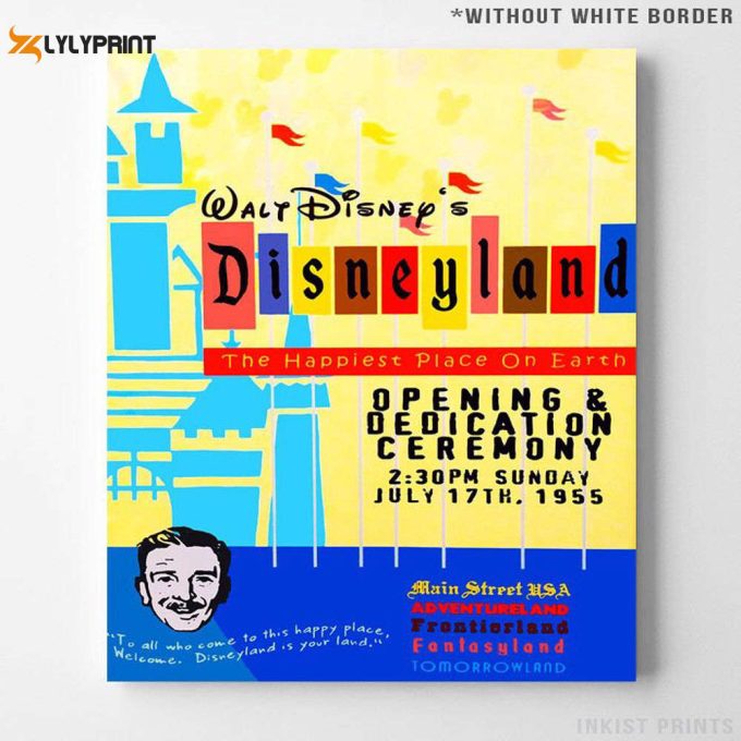 Disneyland Artwork, Vintage Disneyland, Vintage Walt Disney Poster 1