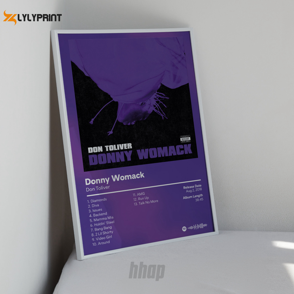 Don Toliver - Donny Womack - Album Cover Poster - lylyprint.com