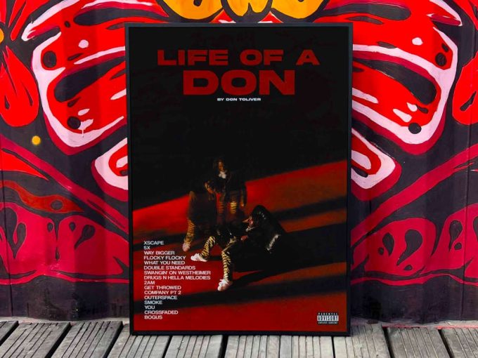 Don Toliver &Quot;Life Of A Don&Quot; Album Cover Poster #Fac 3