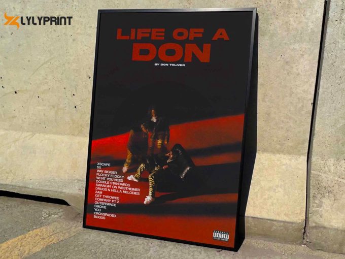 Don Toliver &Amp;Quot;Life Of A Don&Amp;Quot; Album Cover Poster #Fac 1