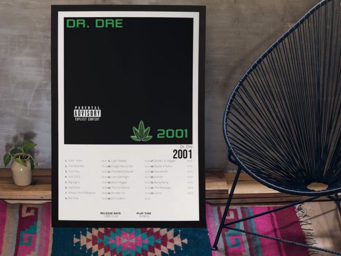 Dr. Dre - 2001 | Album Cover Poster For Wall Art | Home Decor 3