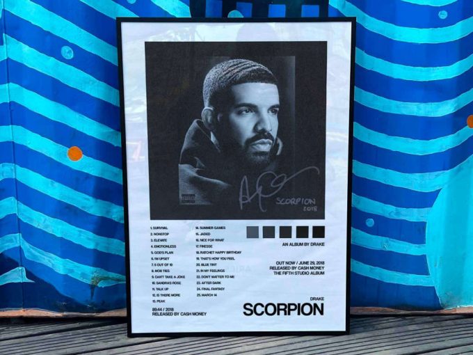 Drake &Quot;Scorpion&Quot; Album Cover Poster 2