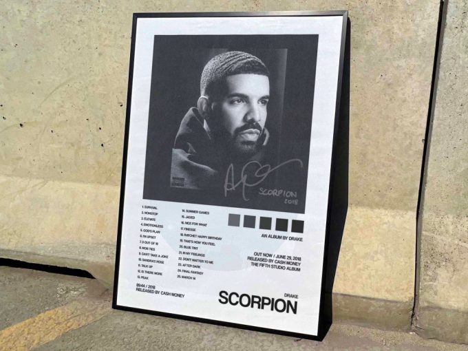 Drake &Quot;Scorpion&Quot; Album Cover Poster 3