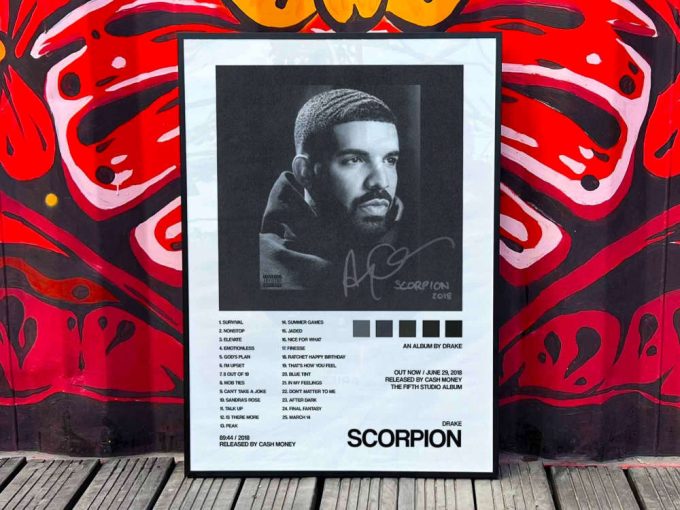 Drake &Quot;Scorpion&Quot; Album Cover Poster 5