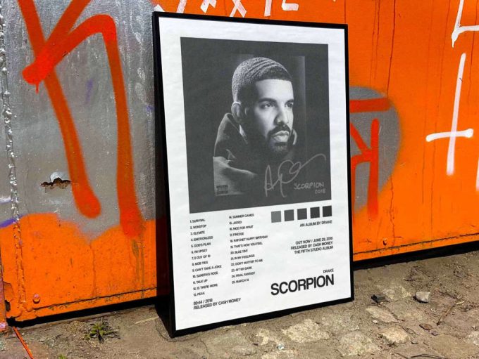 Drake &Quot;Scorpion&Quot; Album Cover Poster 6