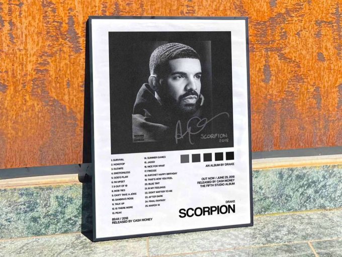 Drake &Quot;Scorpion&Quot; Album Cover Poster 9