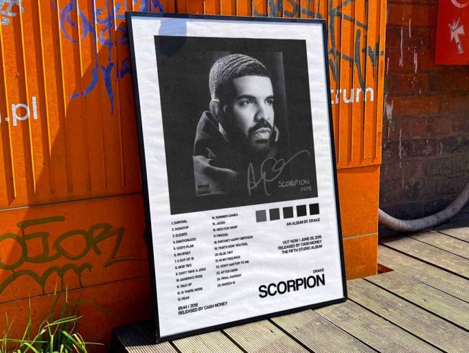 Drake &Quot;Scorpion&Quot; Album Cover Poster 10