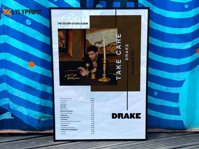 Drake &Amp;Quot;Take Care&Amp;Quot; Album Cover Poster 1