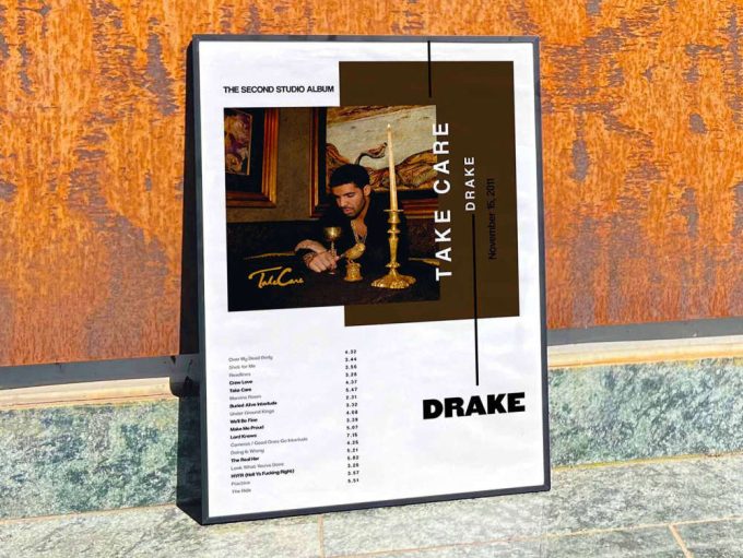 Drake &Quot;Take Care&Quot; Album Cover Poster 8