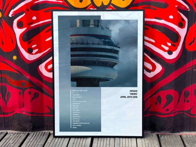 Drake &Quot;Views&Quot; Album Cover Poster, Drake Merch 5