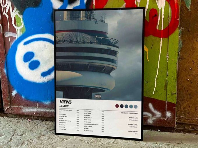 Drake &Quot;Views&Quot; Album Cover Poster, Drake Merch 7