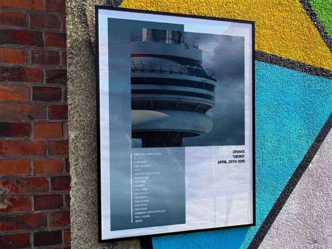 Drake &Quot;Views&Quot; Album Cover Poster, Drake Merch 10
