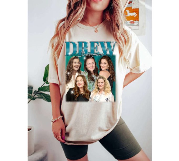 Drew Barrymore T-Shirt Drew Barrymore Shirt Drew Barrymore Tees Drew Barrymore Sweater Trendy Sweatshirt Couples T-Shirt 3