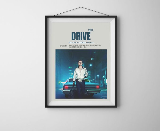Drive Poster, Ryan Gosling, Retro Movie Poster 2