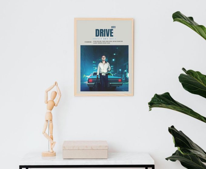 Drive Poster, Ryan Gosling, Retro Movie Poster 3