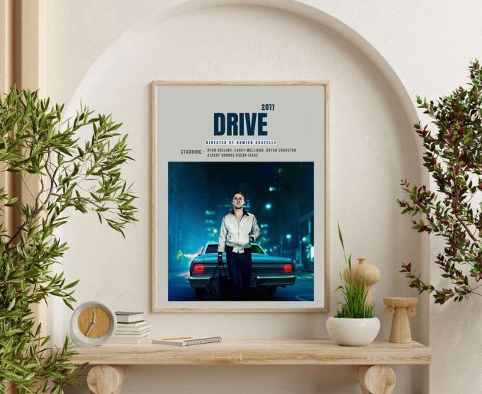 Drive Poster, Ryan Gosling, Retro Movie Poster 4