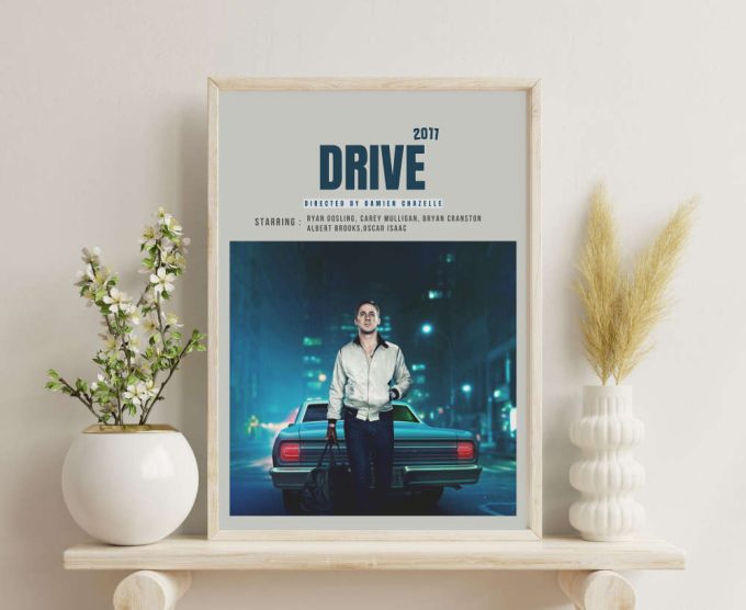 Drive Poster, Ryan Gosling, Retro Movie Poster 5