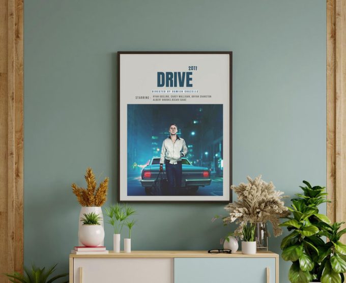 Drive Poster, Ryan Gosling, Retro Movie Poster 6